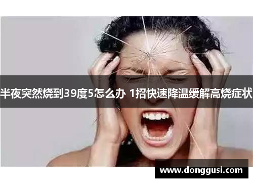 半夜突然烧到39度5怎么办 1招快速降温缓解高烧症状